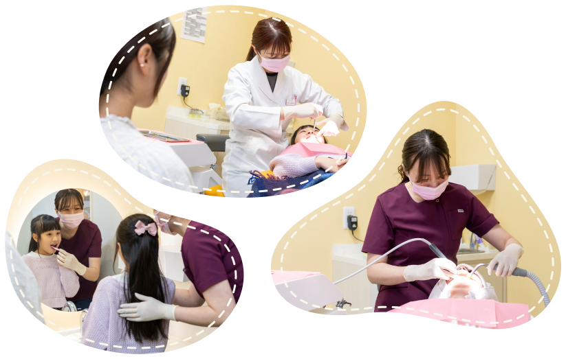 女性歯科医師と経験豊かなスタッフ